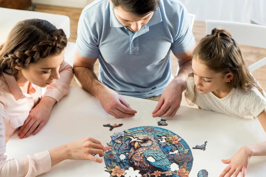 Et familiepuslespilleventyr med et ugletema 66dbd86c44696