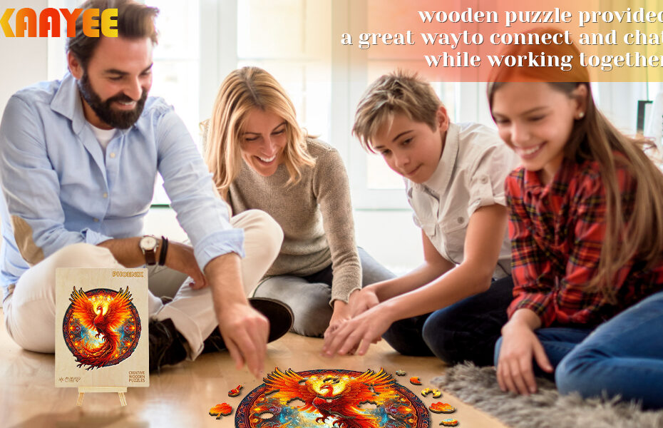 Rising Together: Styrk familiebånd med et trepuslespill med Phoenix-tema 66e26ffce0d9b