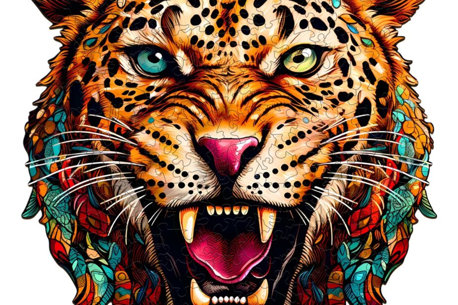 Tre puslespill-smidig leopard 66e350deabba4