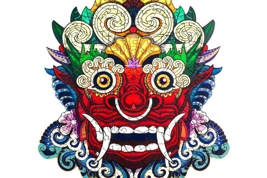 Tre puslespill-GAMMEL MASK 66ebb1b704536