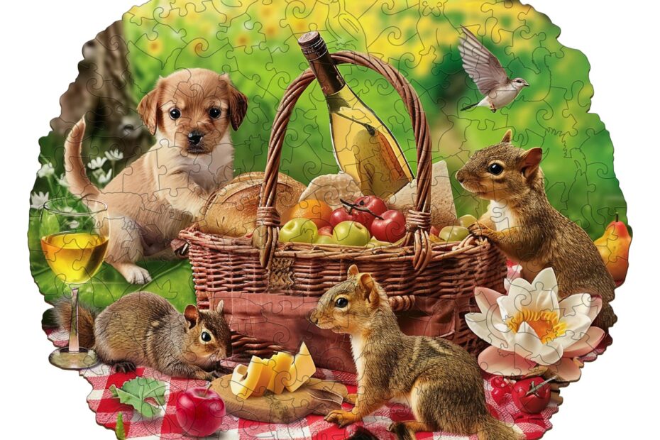 Puslespill i tre – Animal Picnic 66dd796bf02a7
