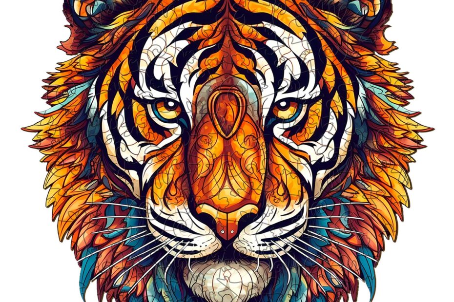 Tre puslespill-modig tiger 66e5da659d24b