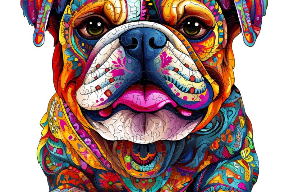 Tre puslespill-Bulldog 66ead929dd659