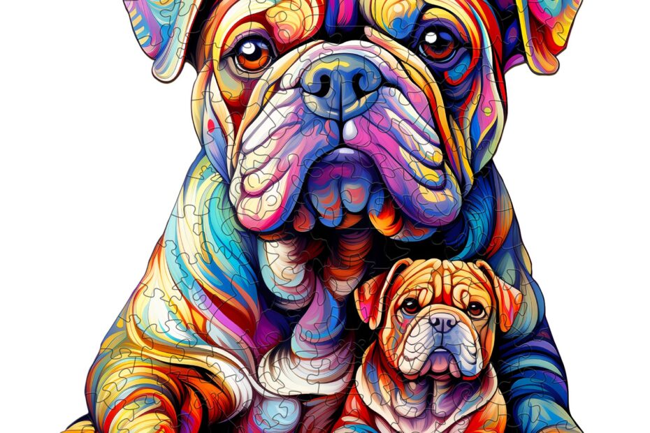 Puslespill i tre – Bulldog Familie 2 66ea1f974cb2c