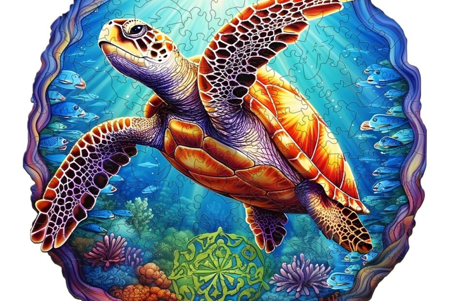 Tre puslespill-DEEP SEA TURTLE-1 66d9cf1e63e89