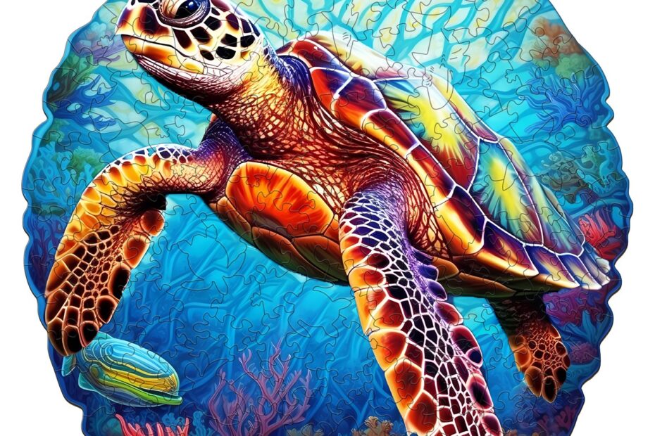 Tre puslespill-DEEP SEA TURTLE-2 66df0172def26