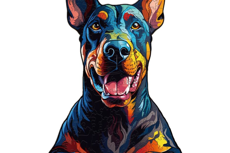 Tre puslespill-Doberman Pinscher 66d900d51cf37