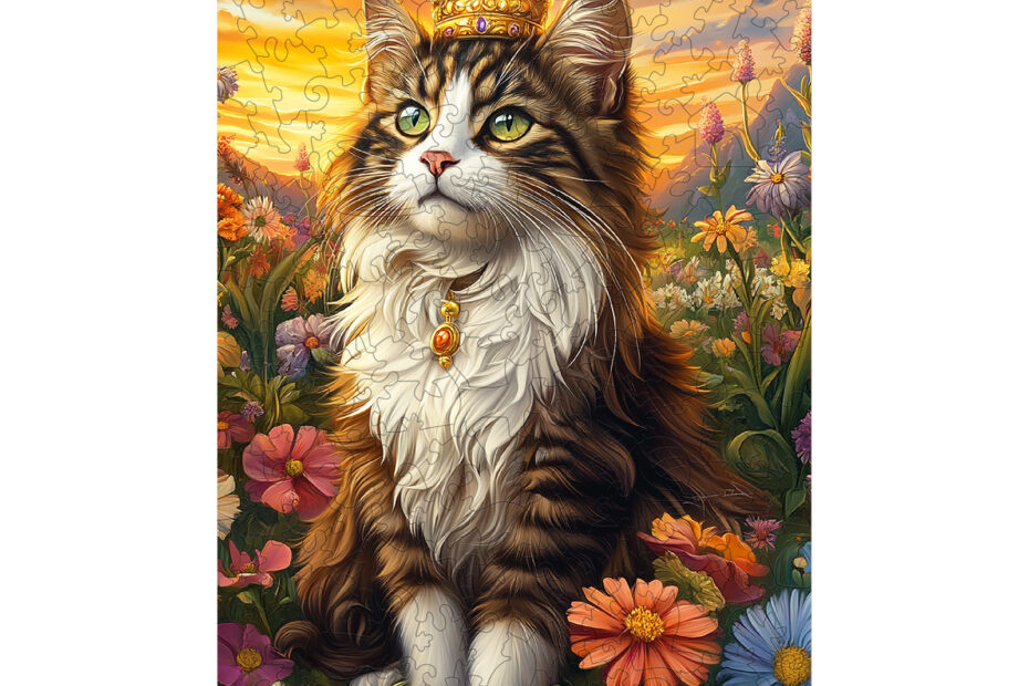 Tre puslespill-elegant katt 66eaee0ddcbd4