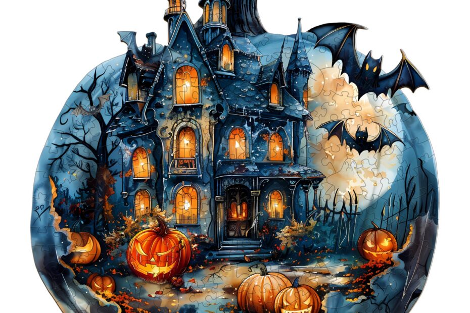 Tre puslespill-Halloween gresskar 66dac693851a8