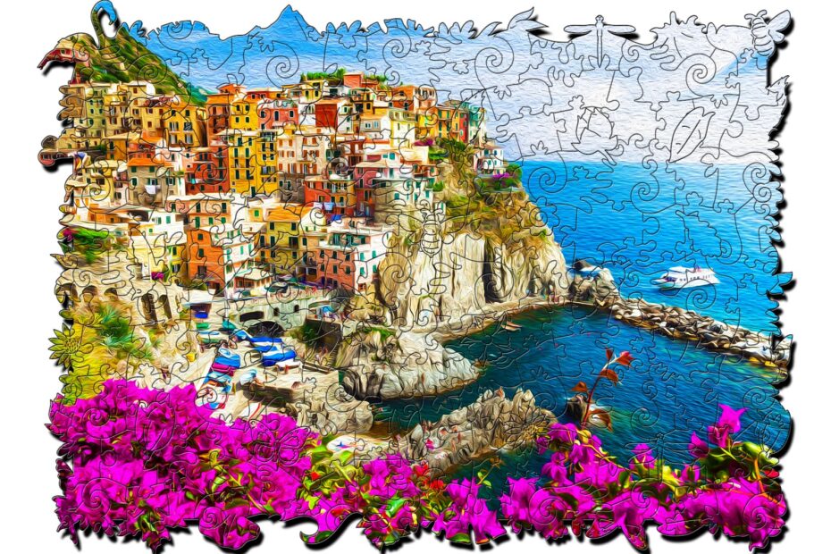 Tre puslespill-ITALISK RIVIERA 66e8ea4e94c17