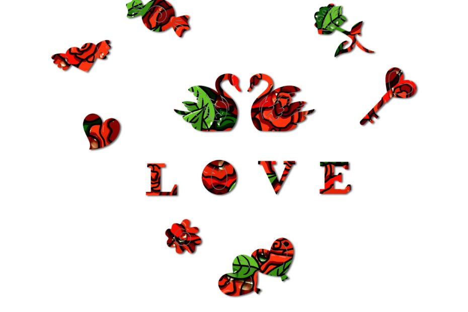 Jigsaw Puzzle: En gaveide for Valentinsdag 66dc10d899de3
