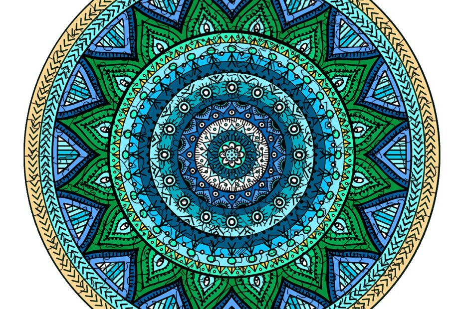 Tre puslespill- MANDALA-1 66dea475073e8