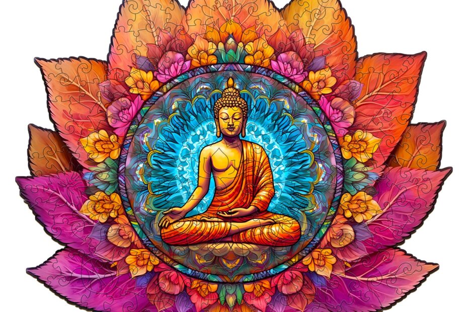 Tre puslespill – Mandala Buddhisme 66de66b9e5d66