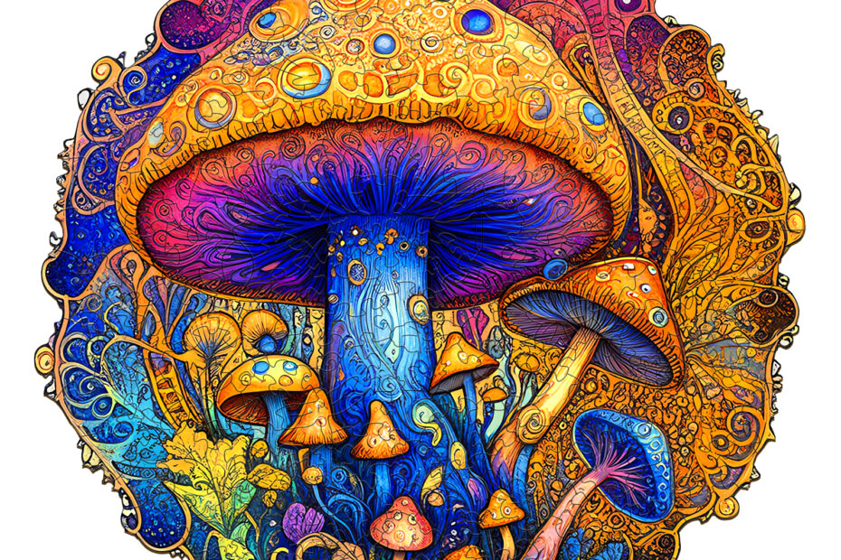 Tre puslespill – Magic Mushroom 66d4b805bc61f
