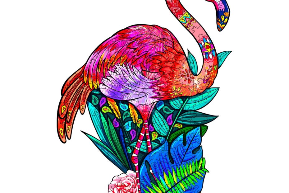 Tre puslespill-PASSIONATE FLAMINGO 66e0898419d1e