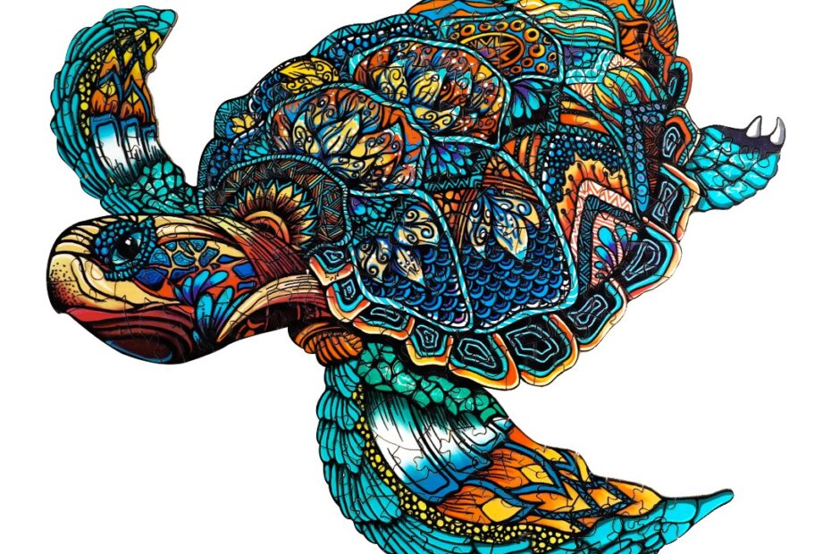 Tre puslespill-RESOLUTT skildpadde 66d6f978b0450