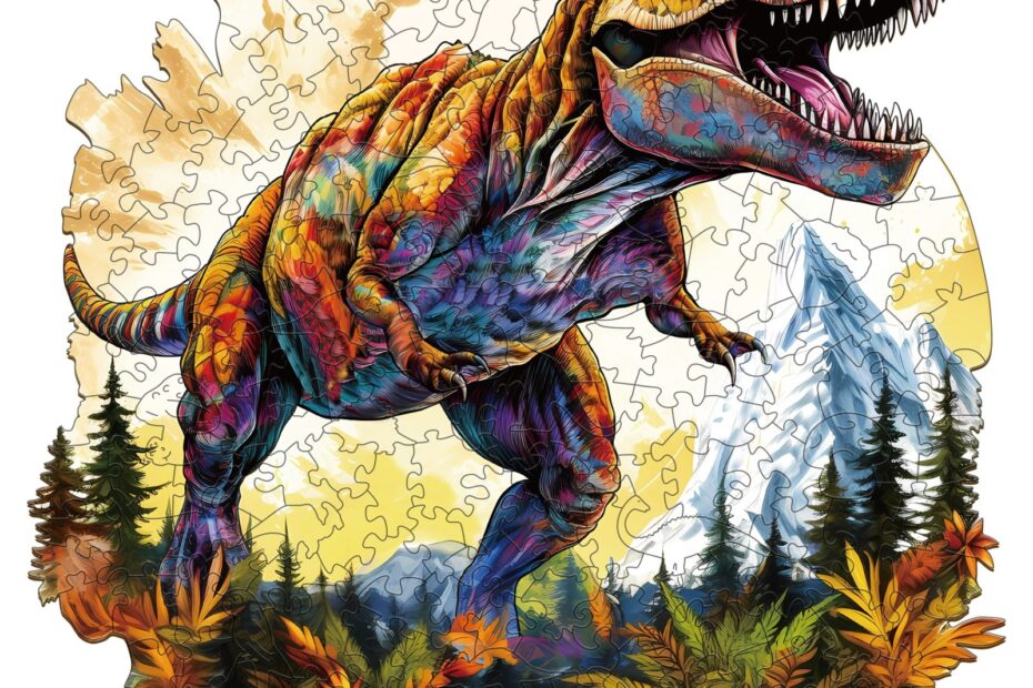 Tre puslespill-T-rex 66d6cf2fc5dce