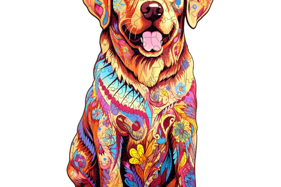 Tre puslespill – veloppdragen labrador 66de3d849fd15