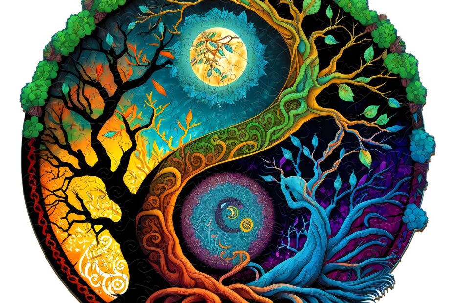 Trepuslespill-Yin-Yang Livets tre 3 66eb17257eb0d
