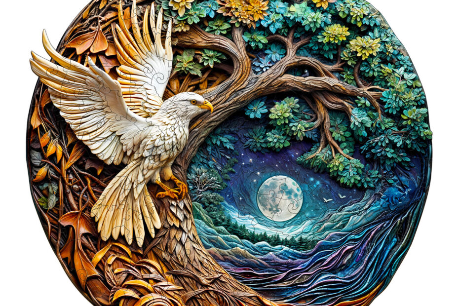Tre puslespill-3D White Eagle 66def716c5695