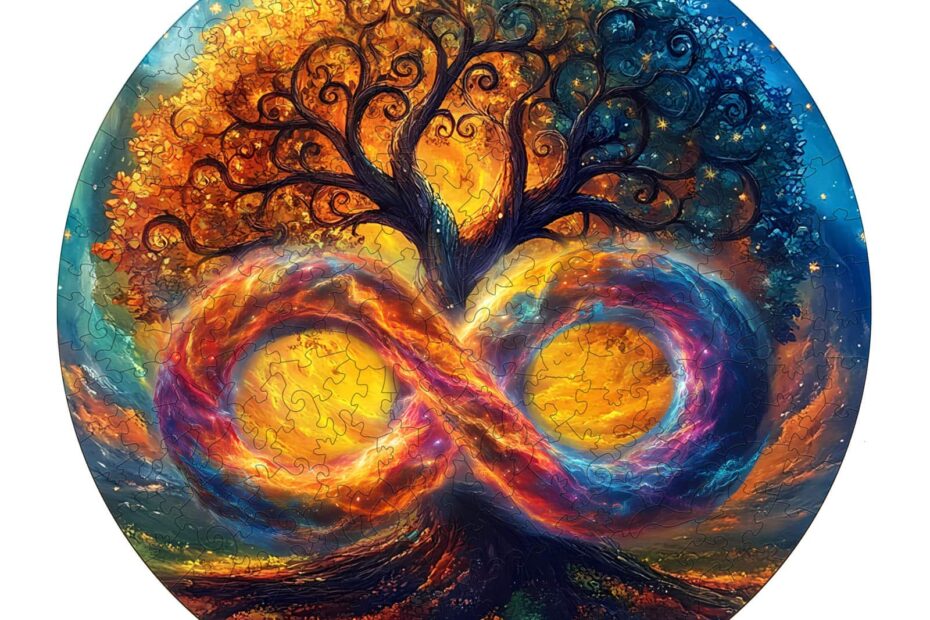 Wooden Jigsaw Puzzle-The Infinite Tree of Life